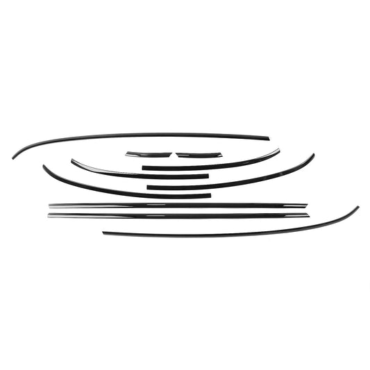 MINI F56 Gloss Black Beltline Trim Cover – 10-Piece Dechrome Kit (2014+)