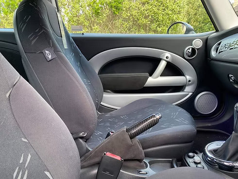 Genuine Alcantara Front Door Card Covers for LCI Mini R50, R52 & R53