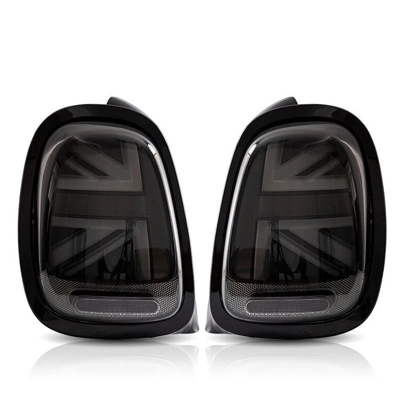 Mini Gen 3 Smoked Union Jack Tail lights For F55 F56 F57 2014+ Rear Lci Style
