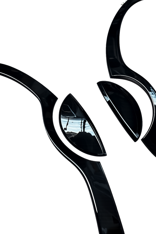 Mini Gen 1 Gloss Black Xenon Headlight Trim Covers – Cooper S / JCW R52 R53 (2001–2008)