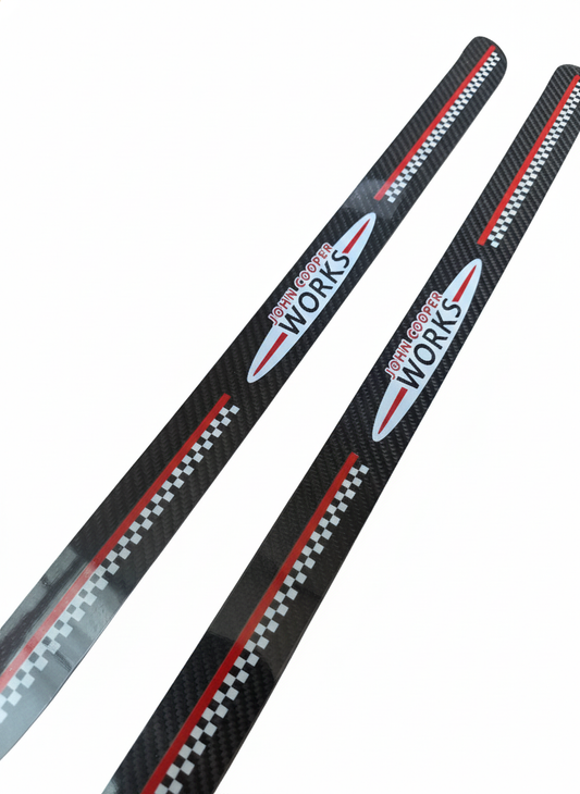 Gloss Carbon Door Sill Plates for MINI R56 JCW (2006-2013)