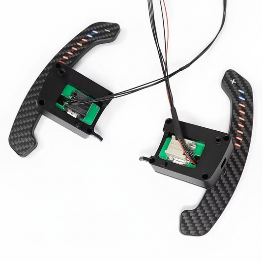 Mini Gen 3 LED Magnetic Carbon Fiber Paddle Shifters For Mini F54 F55 F56 F57 F60 2014-2024