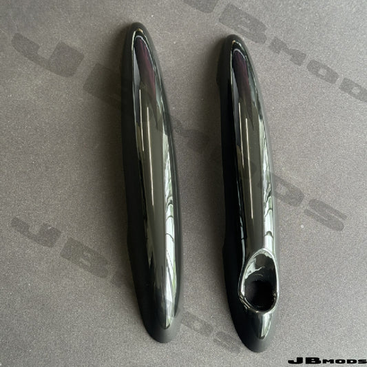 MINI Clip On Gloss Black Door Handle Covers R53 R56 R57 R60