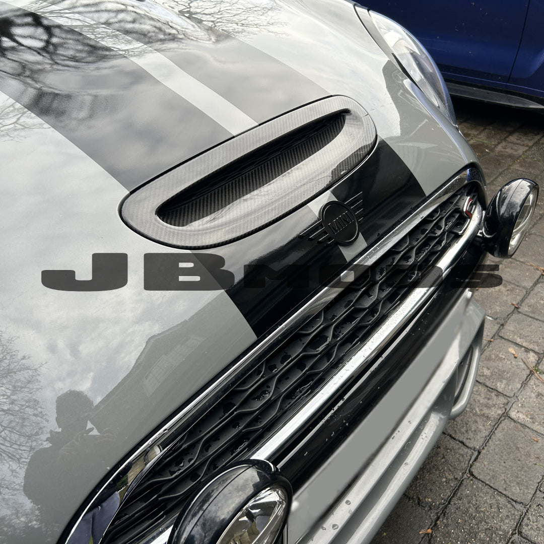 New Gloss Black Front & Rear Emblem Badges LCI Style MINI R56