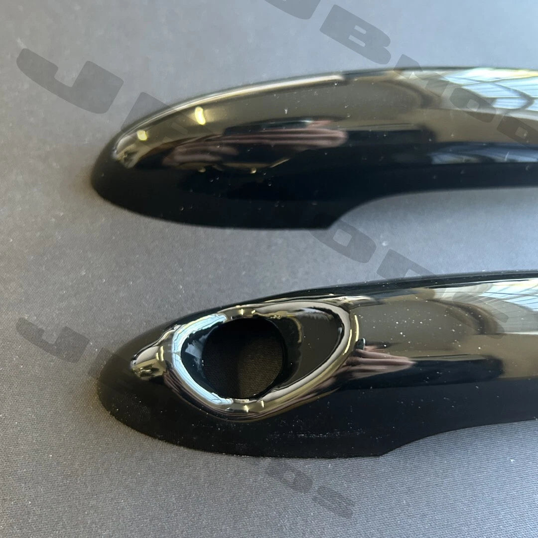 Gloss Black Door Handle Covers for MINI R50 R53 R55 R56 2pcs Cooper S Jcw Cooper