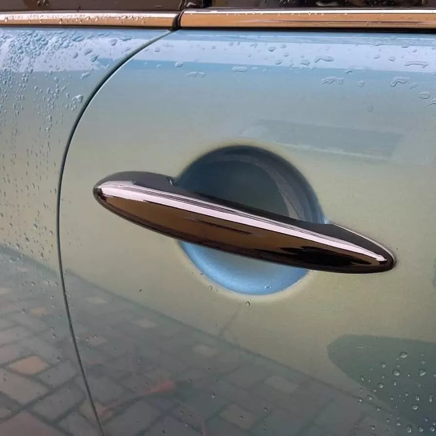 MINI Clip On Gloss Black Door Handle Covers R53 R56 R57 R60