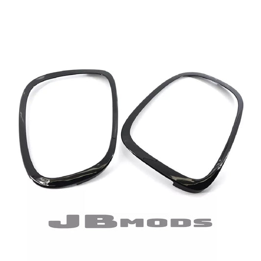 MINI F55 F56 F57 Gloss Black Tail Light Trim Rear Replacement Cooper S JCW 2PCS