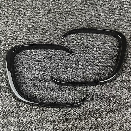 MINI F56 Gloss Black Bumper Canards Duct Surround JCW John Cooper Works 2014-21