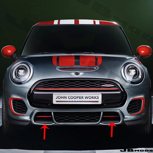 MINI JCW Pro Lower Grille Duct Bar Covers Gloss Red F55 F56 F57