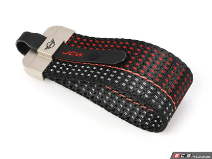 Genuine MINI Gen 4 JCW Lanyard Key Ring – Black & Red  F66 J01 U25 - 82205B30D98