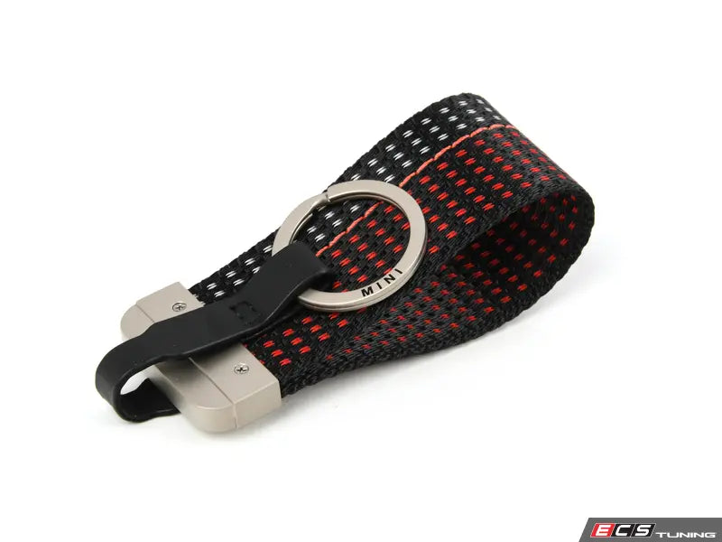 Genuine MINI Gen 4 JCW Lanyard Key Ring – Black & Red  F66 J01 U25 - 82205B30D98