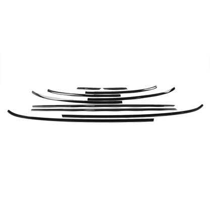 MINI F56 Gloss Black Beltline Trim Cover – 10-Piece Dechrome Kit (2014+)