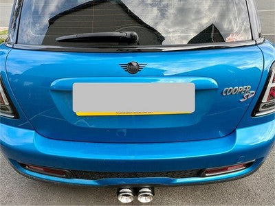 New Gloss Black Front & Rear Emblem Badges LCI Style MINI R56 R55 R57