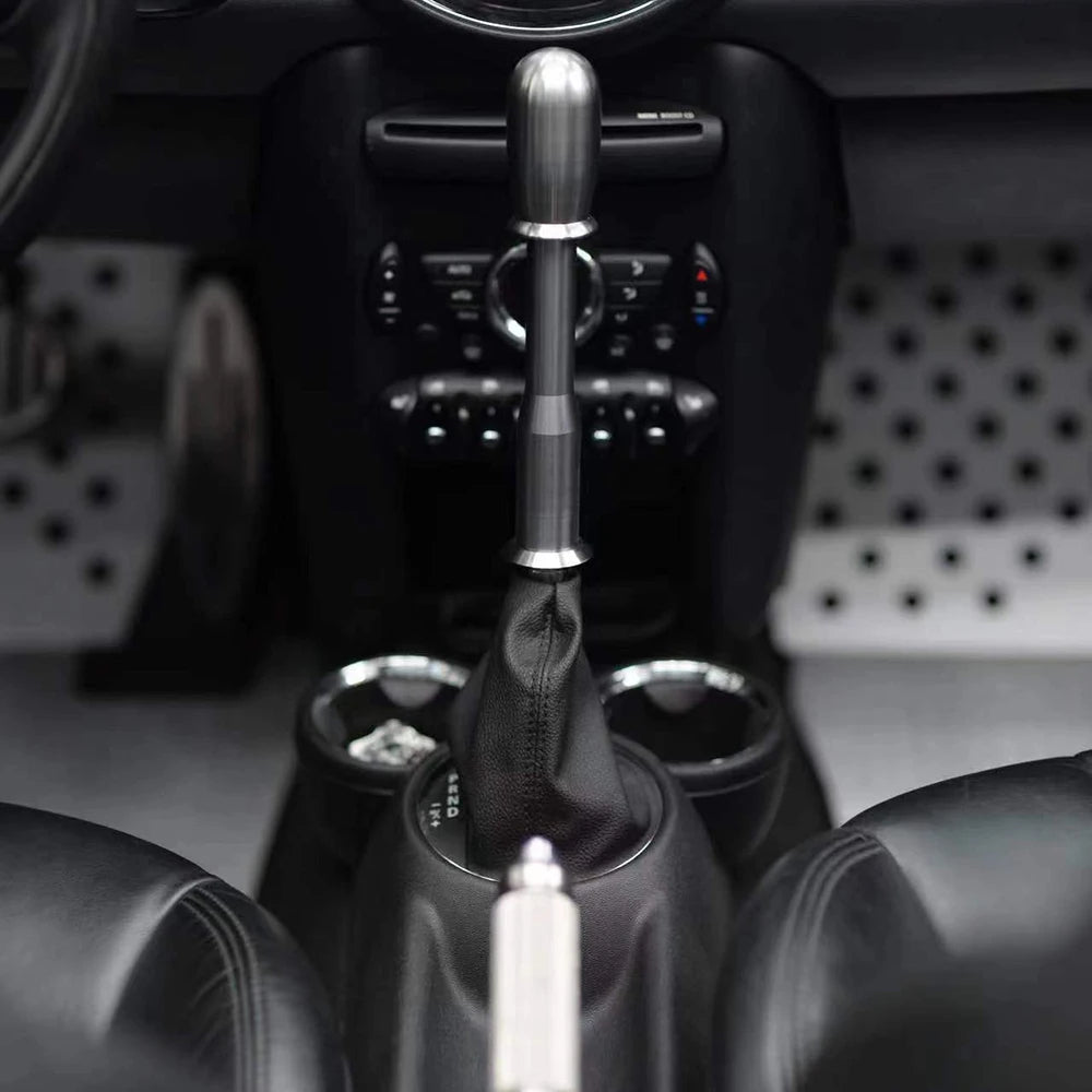 Mini Gen 2 Silver Aluminium Gear Shifter & Handbrake Trim Set – R56 R55 R57 R58 R59