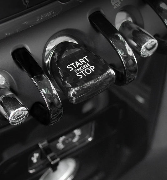 Mini Gen 3 Start Stop Button Trim Carbon Fiber Cover F54 F55 F56 F57 F60