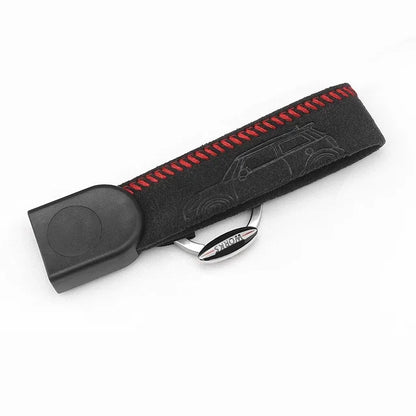 Mini Gen 3 JCW Pro Style Car Suede Keychain Key Ring Fob Lanyard F54 F55 F56 F57 F60