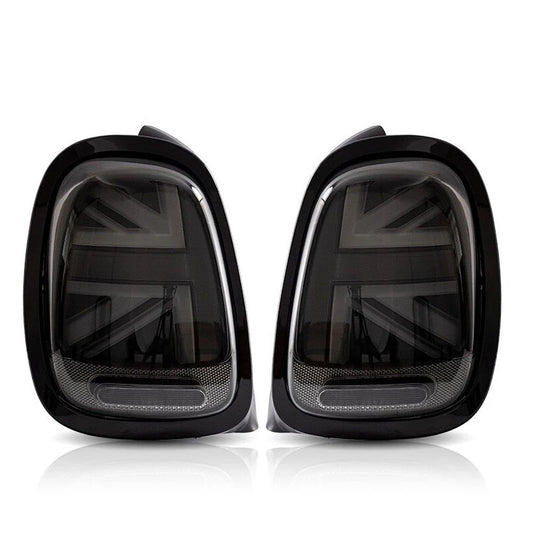 Mini Gen 3 Smoked Union Jack Tail lights For F55 F56 F57 2014+ Rear Lci Style