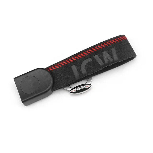Mini Gen 3 JCW Pro Style Suede Keychain Key Ring Fob Lanyard F54 F55 F56 F57 F60
