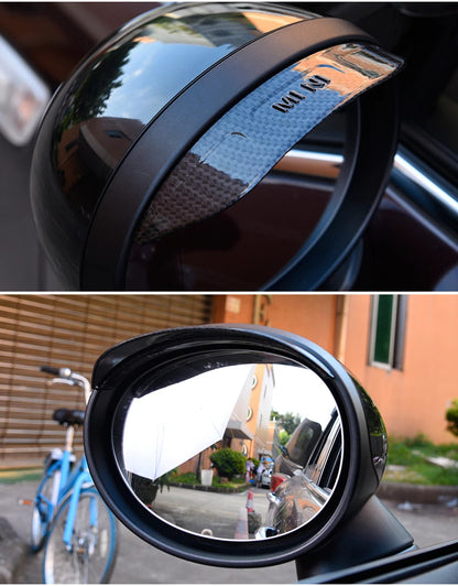 Mini Gen 3 Carbon Look Rain Mirror Covers Rain Guard Awnings F54 F55 F60 R60