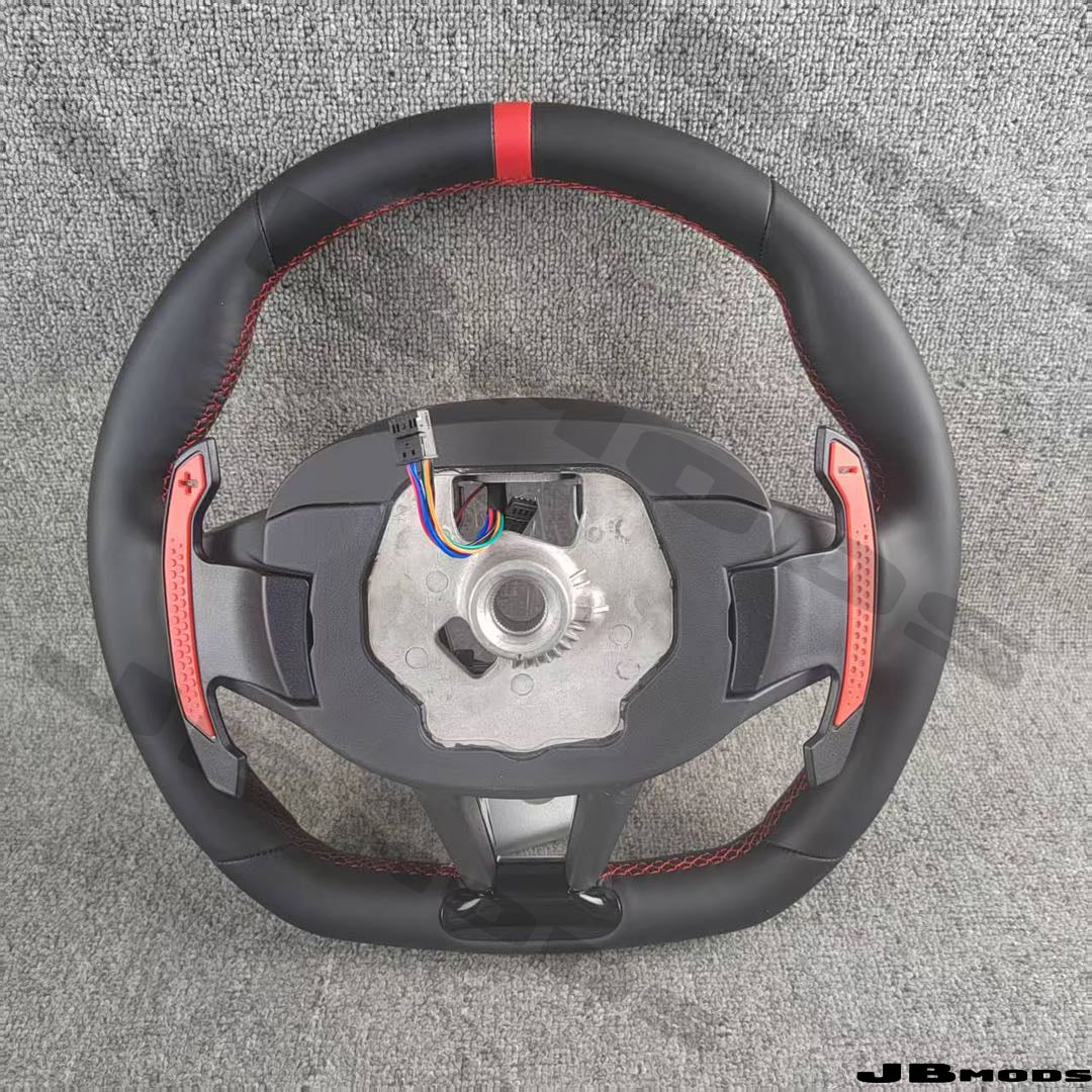 Toyota A90 Supra G8x M Style Perforated Leather Steering Wheel Carbon Paddles