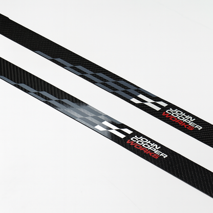 Gloss Carbon Door Sill Plates for MINI R56 New Logo JCW (2006-2013)