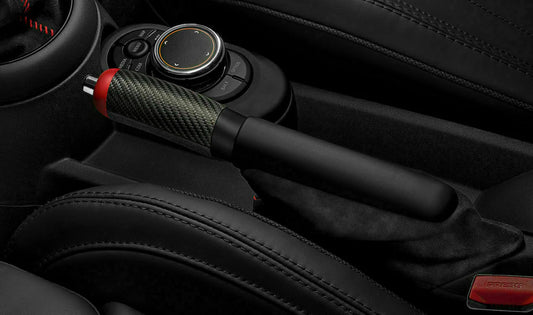 NEW GENUINE OEM MINI JCW PRO Carbon Fibre & Alcantara Handbrake Lever with gaiter 32302364769 F56 F55 F57 F60