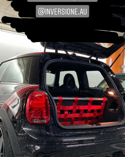 Mini Gen 3 Strut Brace And Cargo Net - Rear Seat Delete Kit - F56