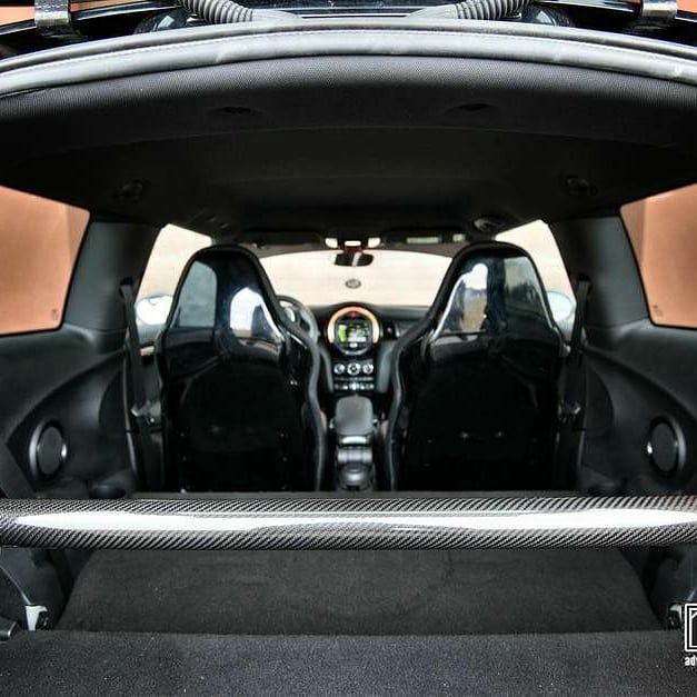 Mini Gen 3 Strut Brace And Cargo Net - Rear Seat Delete Kit - F56