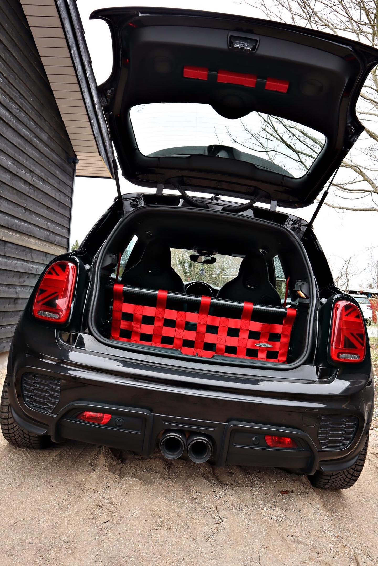 Mini Gen 3 Strut Brace And Cargo Net - Rear Seat Delete Kit - F56