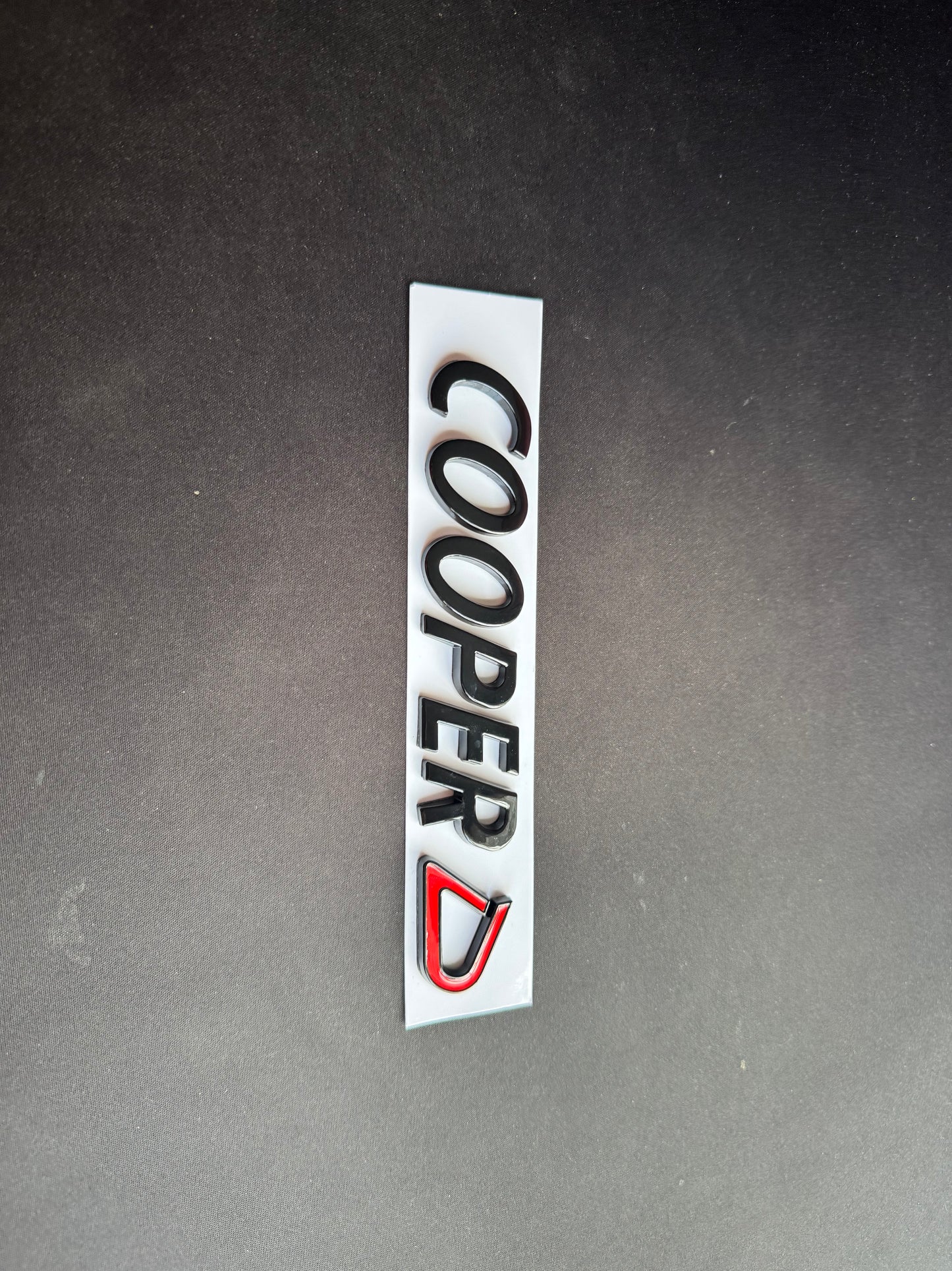 MINI Gloss Black Cooper D Rear Badge For R53 R56 F56 R55 R52 R57 R58 R59 R60 F55