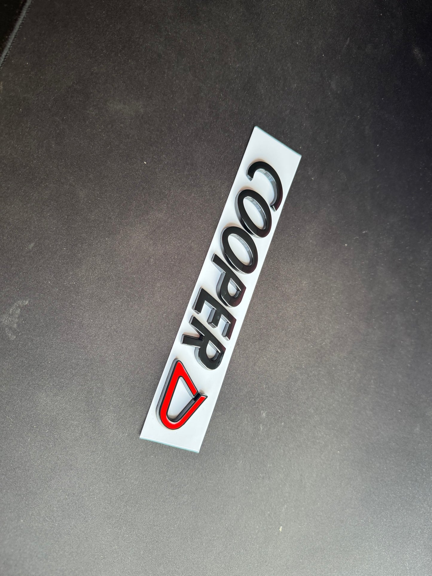 MINI Gloss Black Cooper D Rear Badge For R53 R56 F56 R55 R52 R57 R58 R59 R60 F55