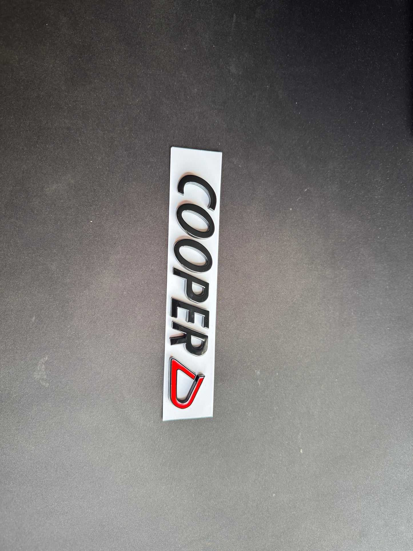 MINI Gloss Black Cooper D Rear Badge For R53 R56 F56 R55 R52 R57 R58 R59 R60 F55