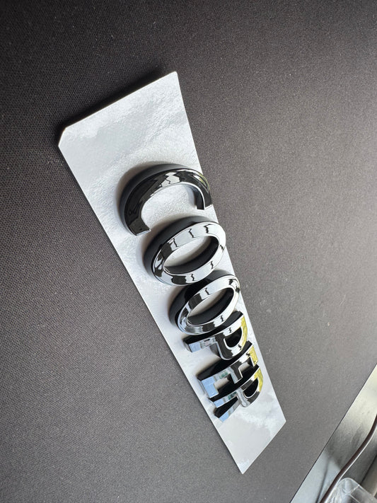 MINI Gloss Black Cooper Rear Badge For R53 R56 F56 R55 R52 R57 R58 R59 R60 F55