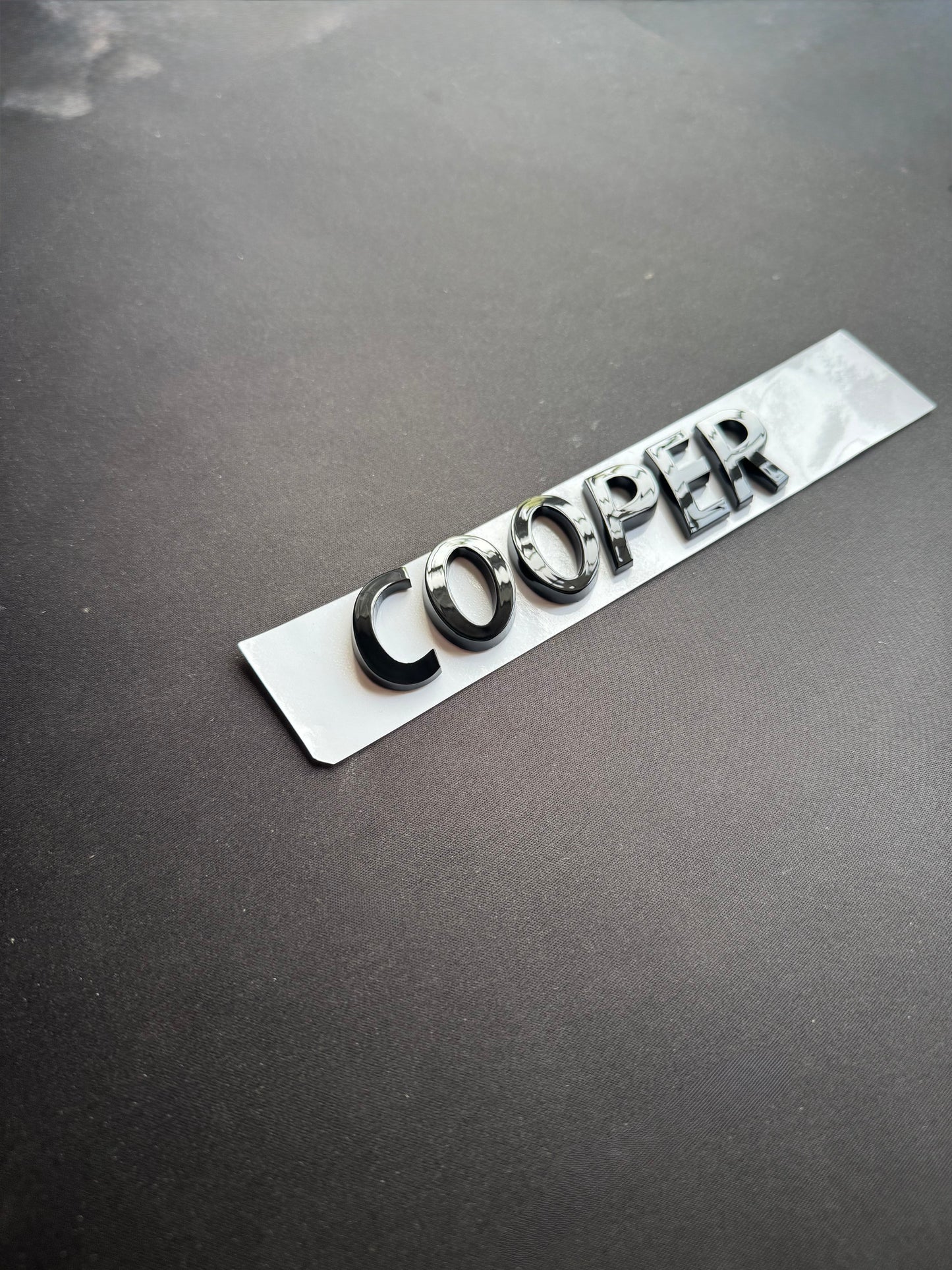 MINI Gloss Black Cooper Rear Badge For R53 R56 F56 R55 R52 R57 R58 R59 R60 F55
