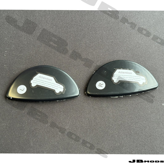 MINI GEN 2 Xenon Washer Jet Covers Gloss Black -R55 R56 R57 R58 R59 JCW Cooper S