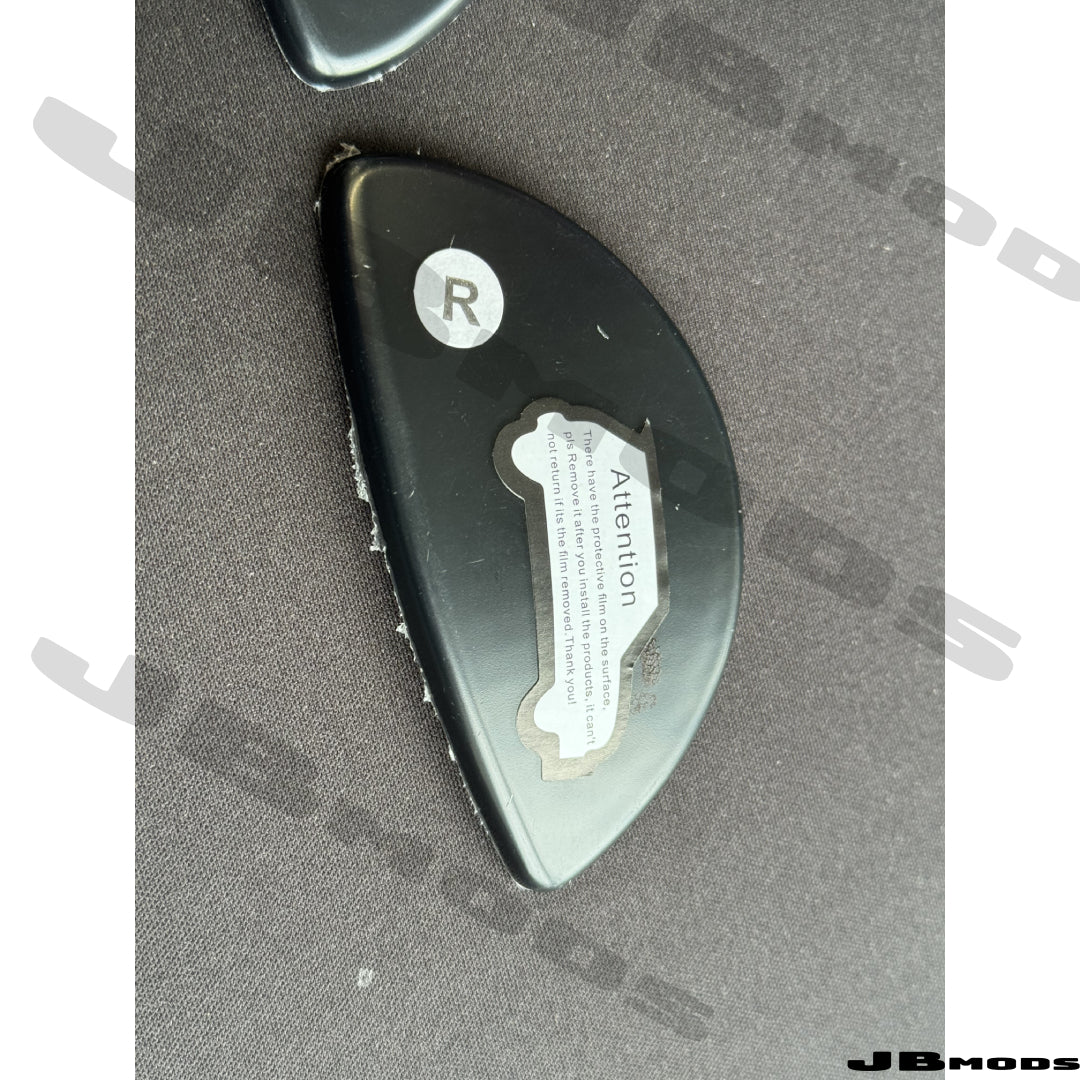 MINI GEN 2 Xenon Washer Jet Covers Gloss Black -R55 R56 R57 R58 R59 JCW Cooper S