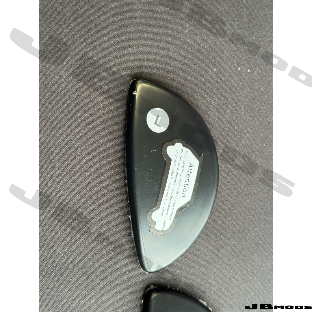 MINI GEN 2 Xenon Washer Jet Covers Gloss Black -R55 R56 R57 R58 R59 JCW Cooper S