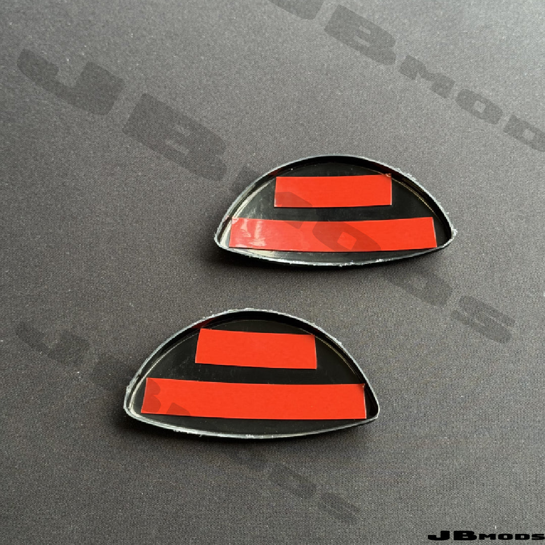 MINI GEN 2 Xenon Washer Jet Covers Gloss Black -R55 R56 R57 R58 R59 JCW Cooper S