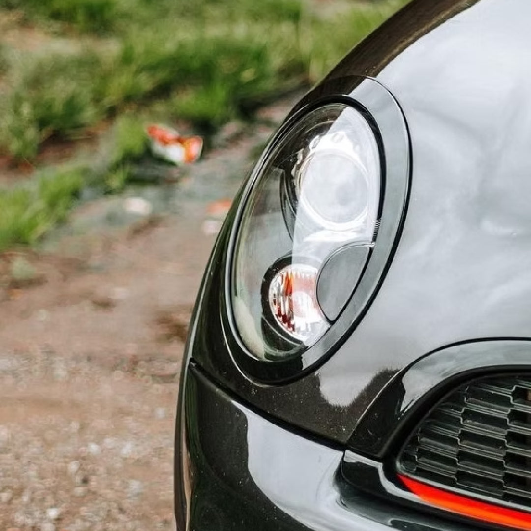 MINI GEN 2 Xenon Washer Jet Covers Gloss Black -R55 R56 R57 R58 R59 JCW Cooper S