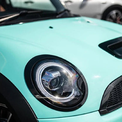 MINI GEN 2 Xenon Washer Jet Covers Gloss Black -R55 R56 R57 R58 R59 JCW Cooper S