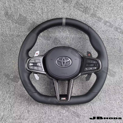 Custom Toyota A90 Supra G8x M Style Leather/Alcantara Steering Wheel