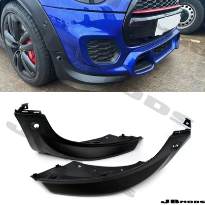 Mini JCW FRONT Pro Corner Splitters Aero F55, F56, F57 2014+ PDC