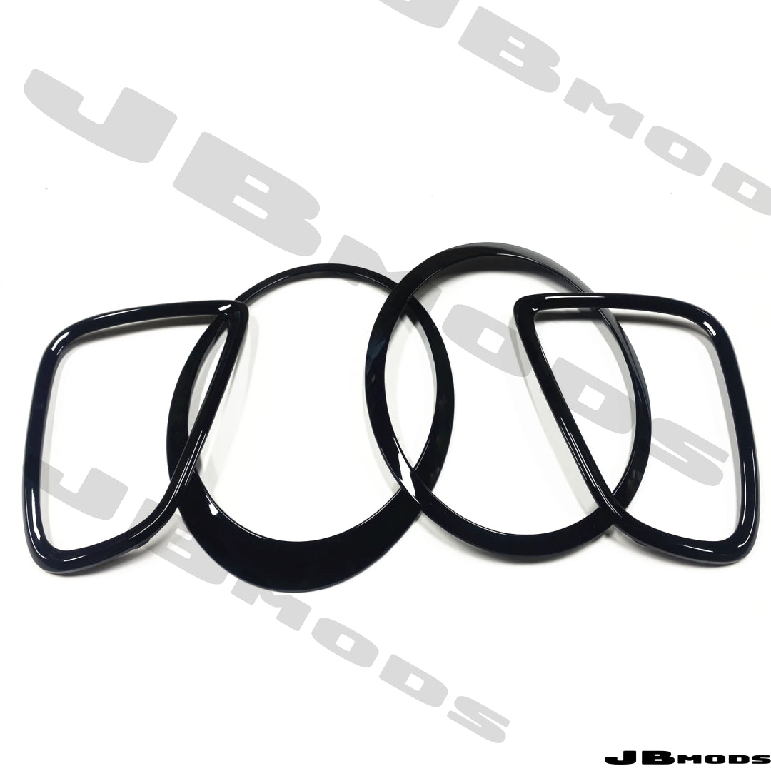 MIni Gen 2 Gloss Black Grill & Headlight & Taillight Trim R55 R56 R57 R58 JCW