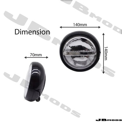 MINI Gen 3 LED Spot Lights Black Cooper S JCW F55 F56 F57 2014-2021