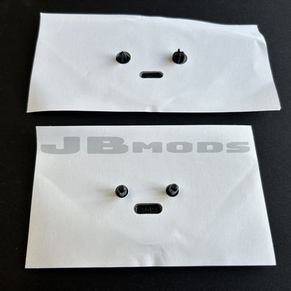 New Gloss Black Front & Rear Emblem Badges LCI Style MINI F55 F56 F57