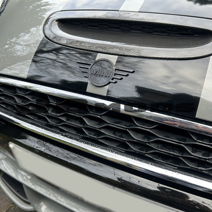 New Gloss Black Front & Rear Emblem Badges LCI Style MINI F55 F56 F57