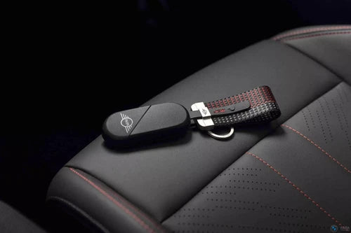 Genuine MINI Gen 4 JCW Lanyard Key Ring – Black & Red  F66 J01 U25 - 82205B30D98