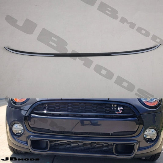 Gloss Black Front Grill Strip Cover Fits MINI F55 F56 F57 Cooper S JCW 2014-2021