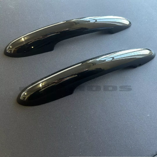 MINI F56 Gloss Black Door Handle Covers CLIP ON - 2014+