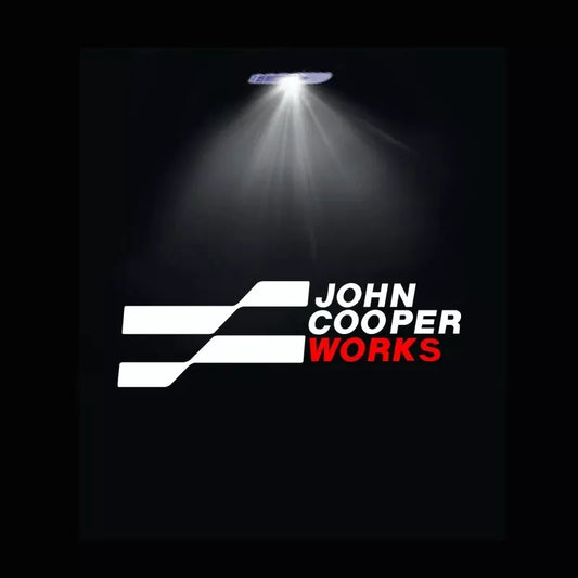 Mini New Style John Cooper Works Logo Door Projector Puddle Lights JCW F56 F57